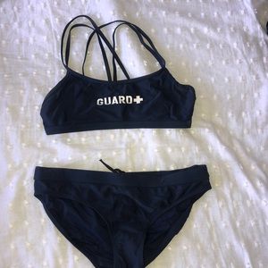 Lifeguard Bathing Suit Two Piece
